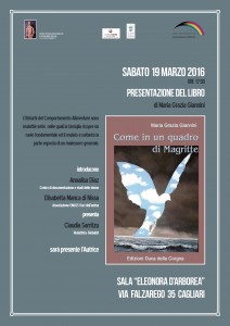 Presentazione "Come un quadro di Magritte" di Maria Grazia Giannini﻿ Locandina 19.3.2016