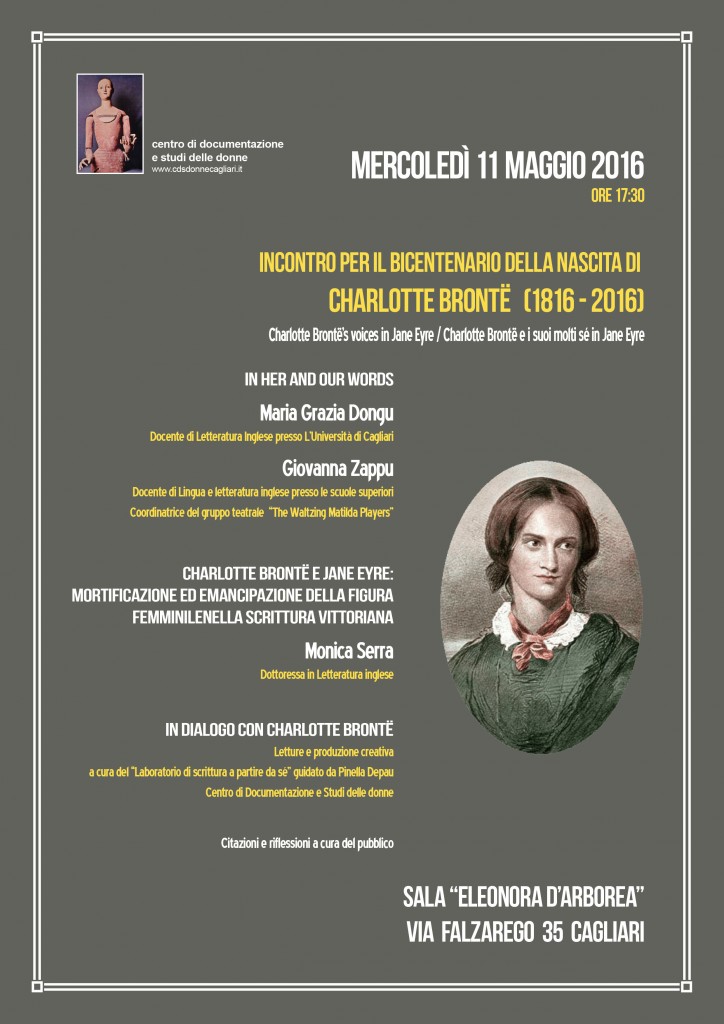 Incontro per il bicentenario della nascita di Charlotte Brontë (1816 - 2016)