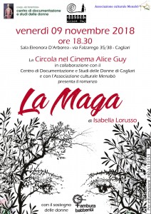 locandina 9.11.2018 - "La Maga" di (e con) Isabella Lorusso