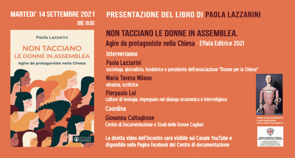 banner presentazione Non Tacciano le donne in assemblea di Paola Lazzarini